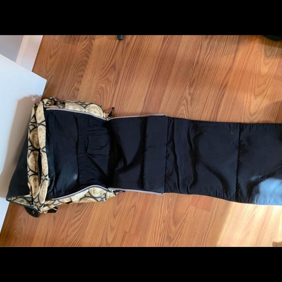 Tan and black Petunia Picklebottom diaper bag - Picture 2 of 2